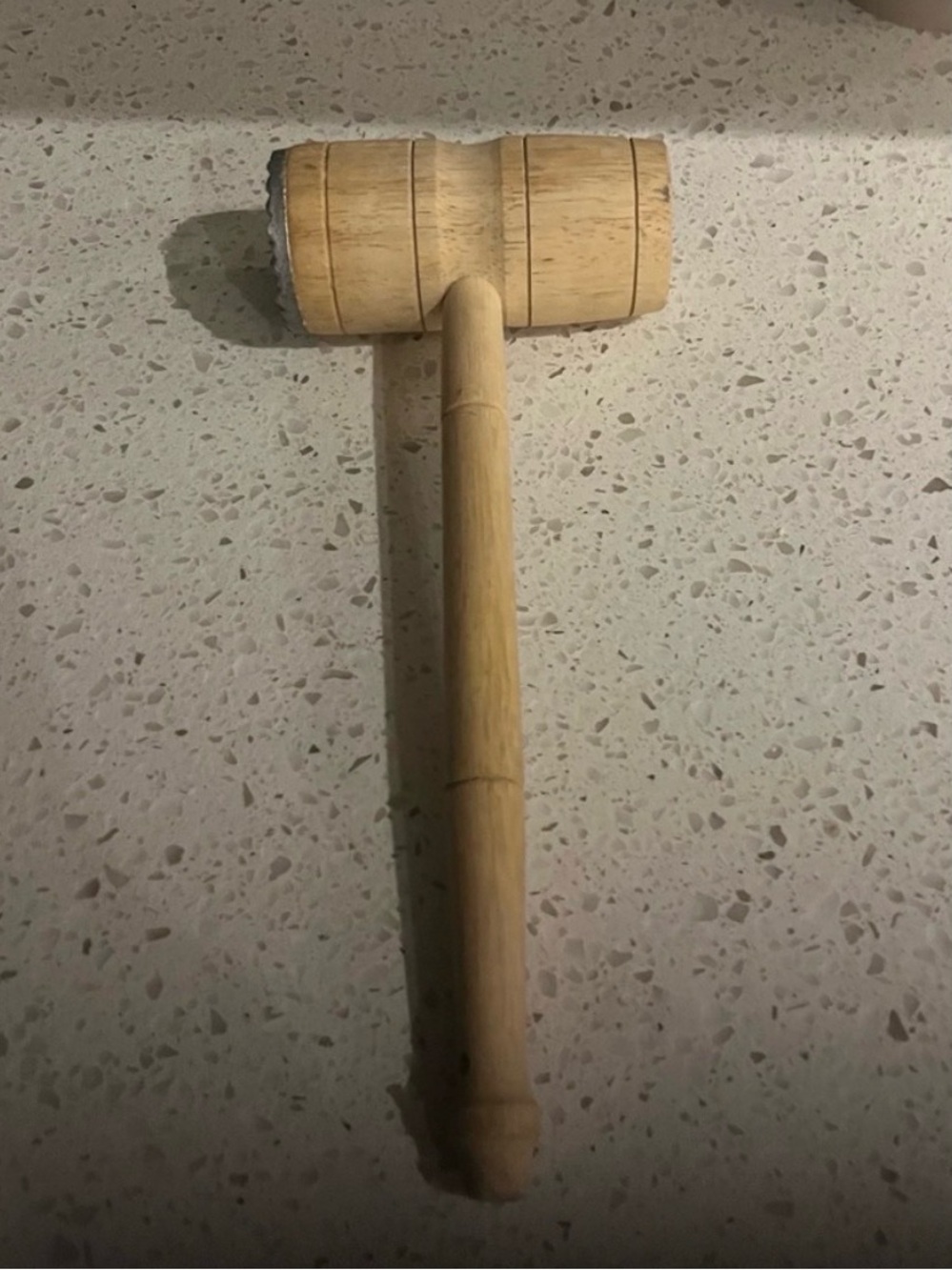 Wooden Meat Tenderizer Mallet - Natural Wood